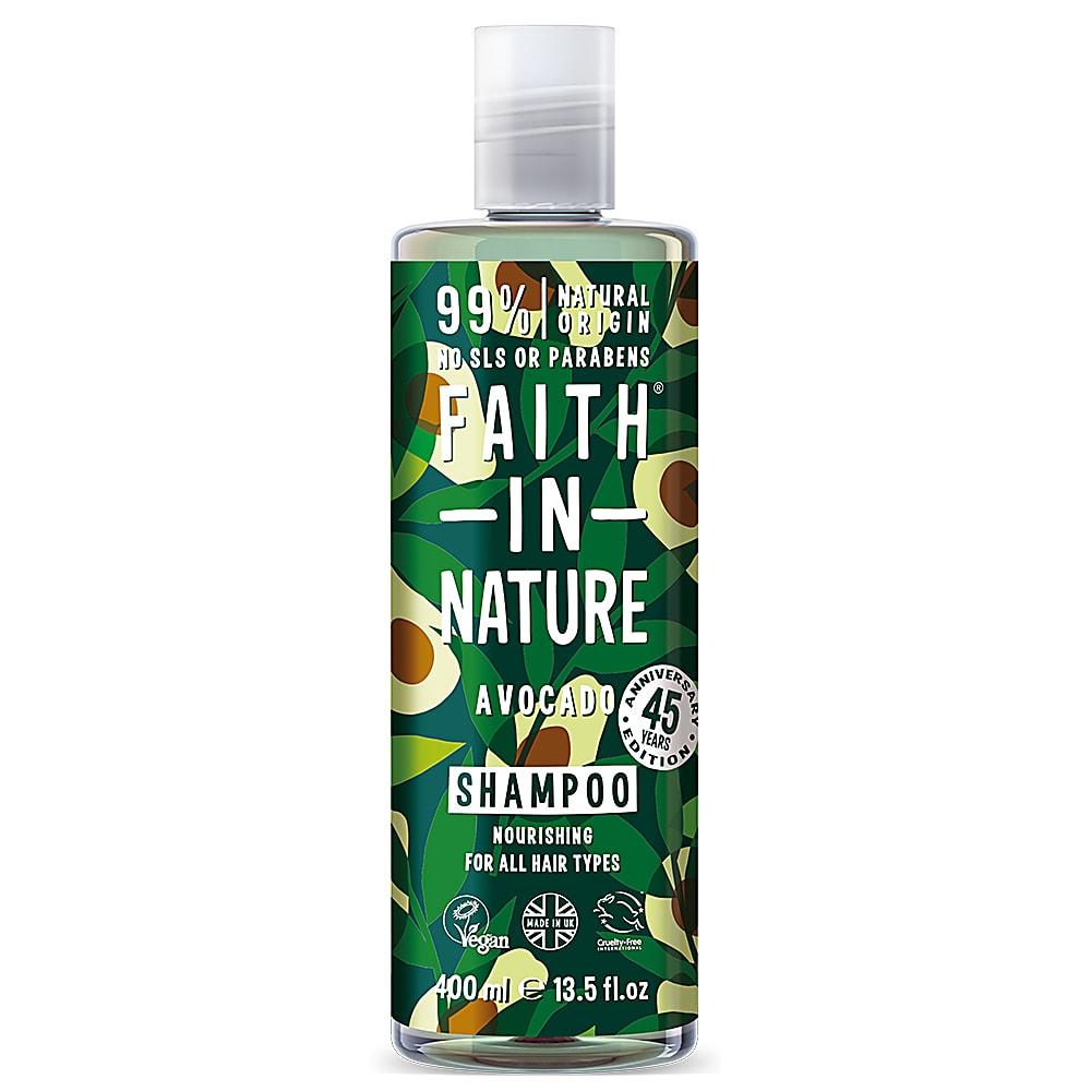 Faith In Nature %99 Doğal İçerikli Besleyici Şampuan - Tüm Saç Tipleri İçin Avokado