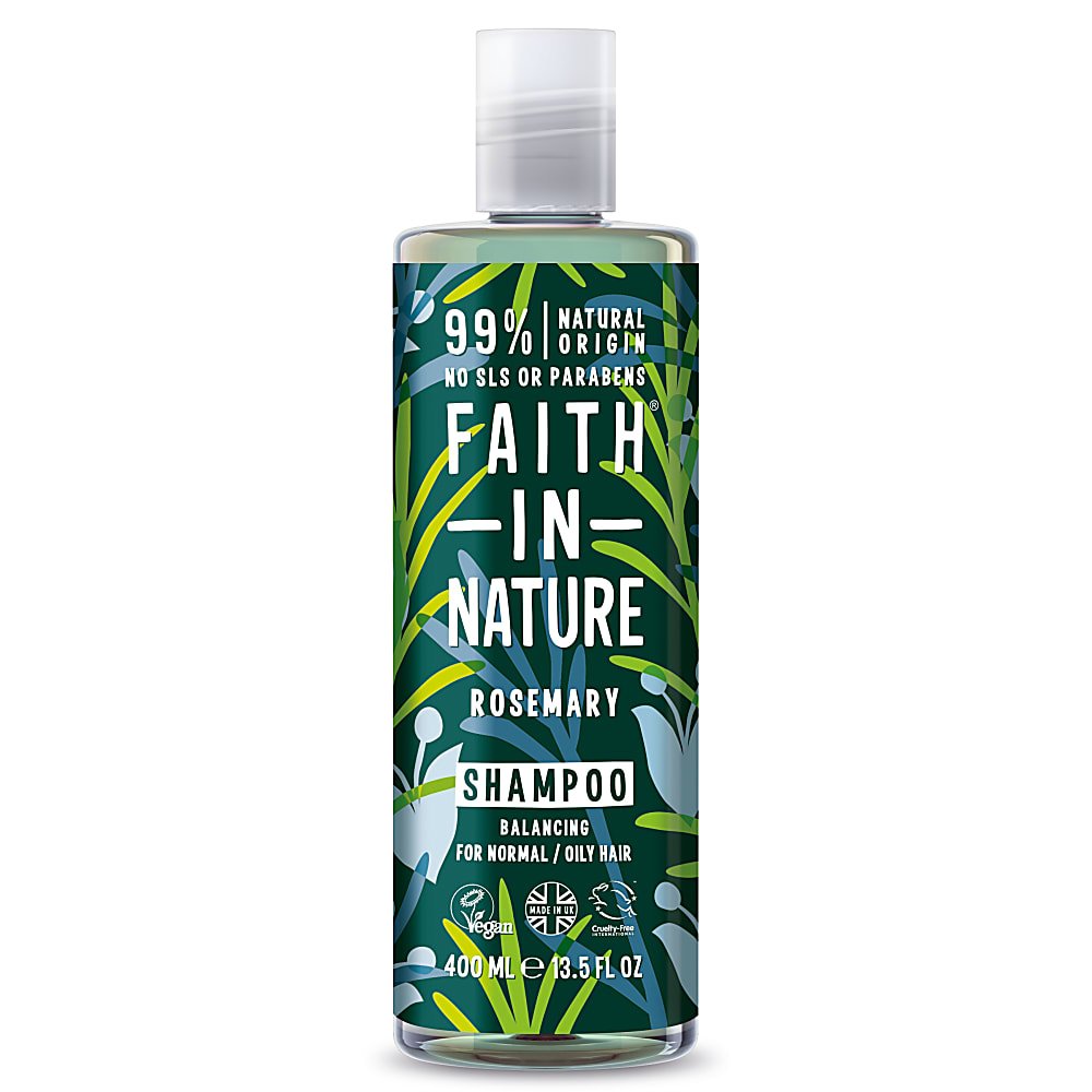 Faith In Nature %99 Doğal İçerikli Dengeleyici Şampuan - Normal & Yağlanmaya - Kepeğe Meyilli Saçlar İçin Biberiye