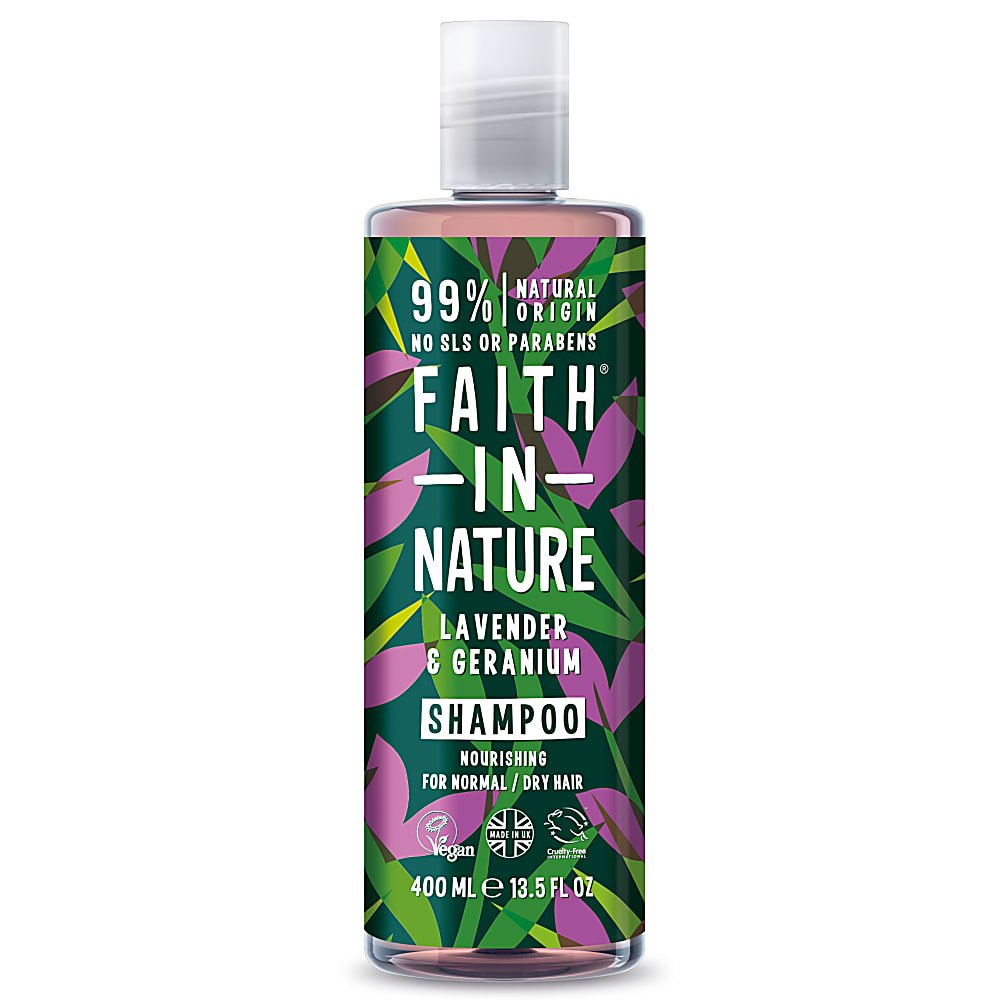Faith In Nature %99 Doğal İçerikli Rahatlatıcı Şampuan - Normal & Kuruya Dönük Saçlar İçin Lavanta & Sardunya