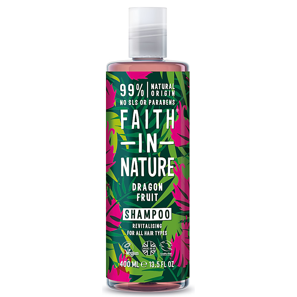 Faith In Nature %99 Doğal İçerikli Canlandırıcı Şampuan - Tüm Saç Tipleri İçin Ejder Meyvesi